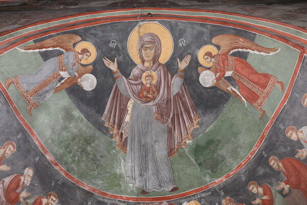 Богородица са Богомладенцем Христом и два арханђела
