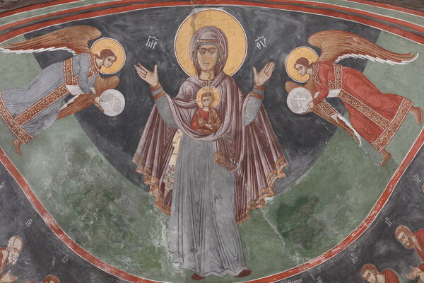 Mother of God with Infant Christ and Two Archangels