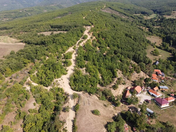 Crkolez, surrounding, drone view