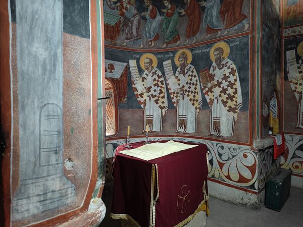 View of the South Part of the Sanctuary Apse