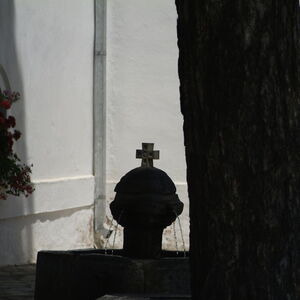 Fountain in the churchyard