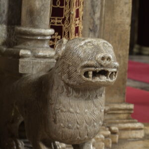 Lion at the nave portal 12