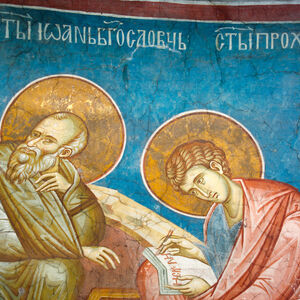 17 St. John the Evangelist with st. Prochorus