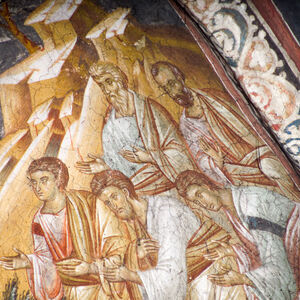 46 Christ Appearing to the Apostles on the Mountain of Galilee, detail