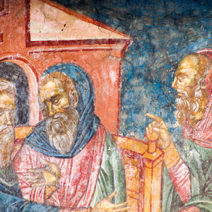Фарисеј Гамалило говори пред првосвештеницима