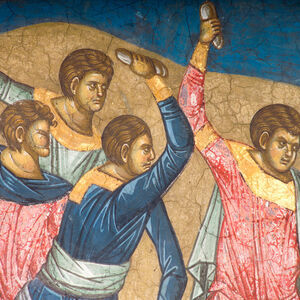 186c Stoning of St. Stephen