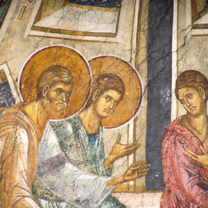 Петар и Јован пред првосвештеницима Аном и Кајафом