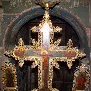 Cross on the Iconostasis