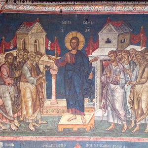 Христос се јавља апостолима иза затворених врата ( 