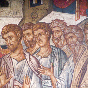 Христос се јавља апостолима иза затворених врата ( 
