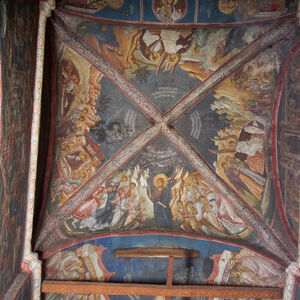 43,44,45,46 Altar Vault with frescoes from the cycle of events after the Resurrection