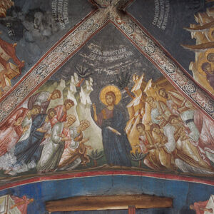 46 Christ Appearing to the Apostles on the Mountain of Galilee, detail