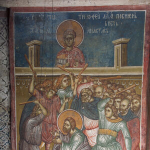 22. јануар - Апостол Тимотеј (сцена), св. Анастасије (попрсје)