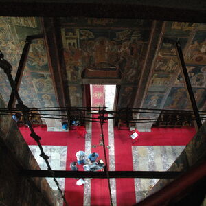 View from the top: nave