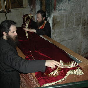 Honoring the holy relics of Stefan of Decani 19