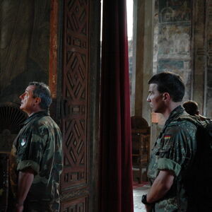 KFOR Soldiers visiting the Monastery 4