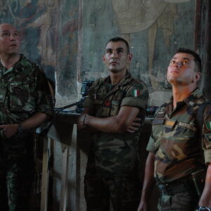 KFOR Soldiers visiting the Monastery 9