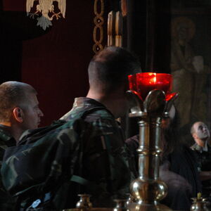 KFOR Soldiers visiting the Monastery 17