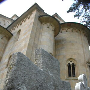 Tombstone in the church backyard 1