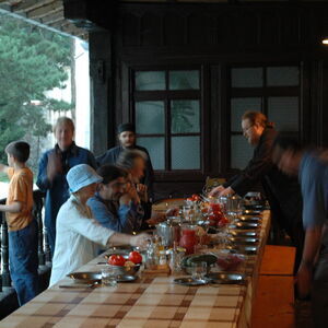 Lunch in the Decani Monastery 5