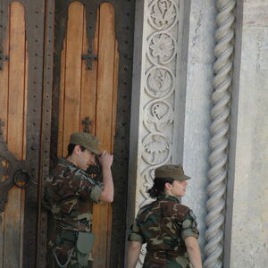 KFOR Soldiers visiting the Monastery 22