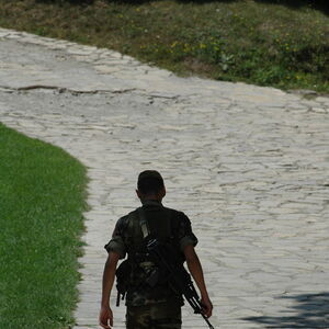 KFOR Soldiers visiting the Monastery 23