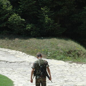 KFOR Soldiers visiting the Monastery 24