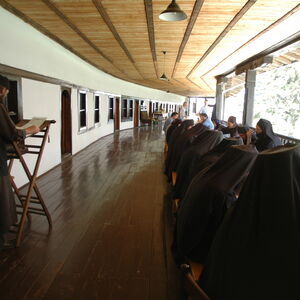 Lunch in the Decani Monastery 1