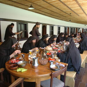 Lunch in the Decani Monastery 2