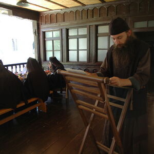 Lunch in the Decani Monastery 3