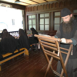 Lunch in the Decani Monastery 4