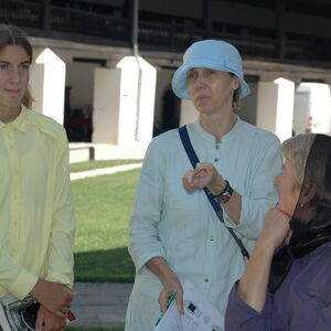 Nina and Jelena Vukicevic talk to Jen Ivancovich