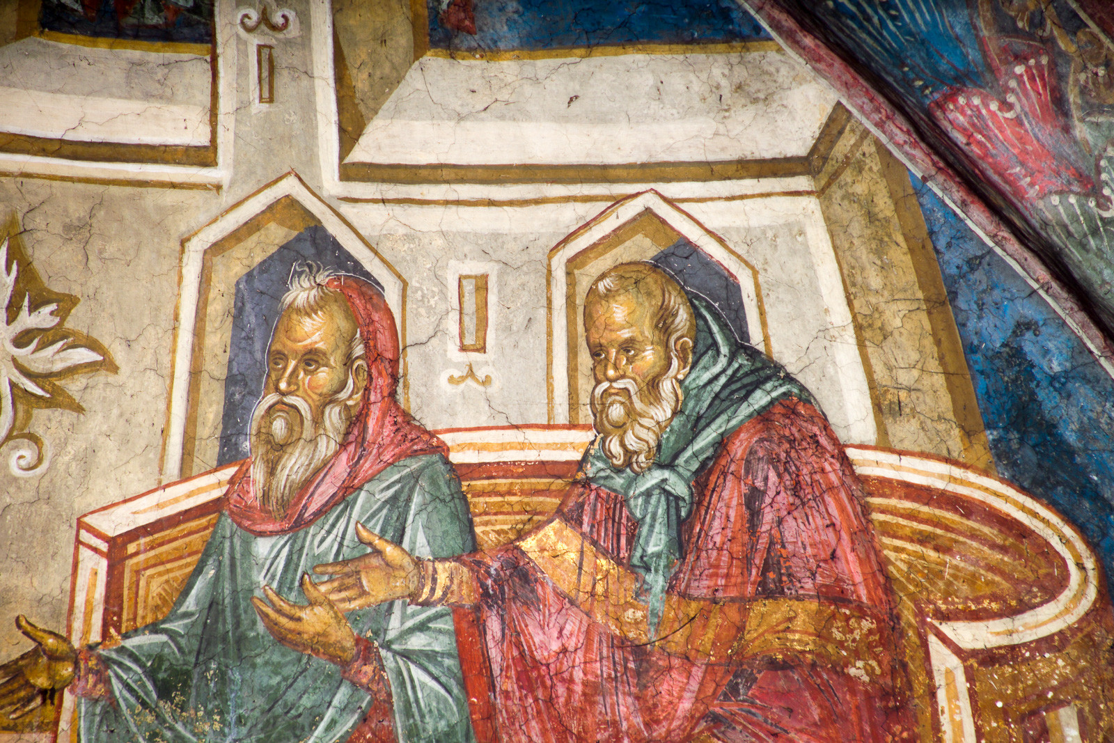 Петар и Јован пред првосвештеницима Аном и Кајафом