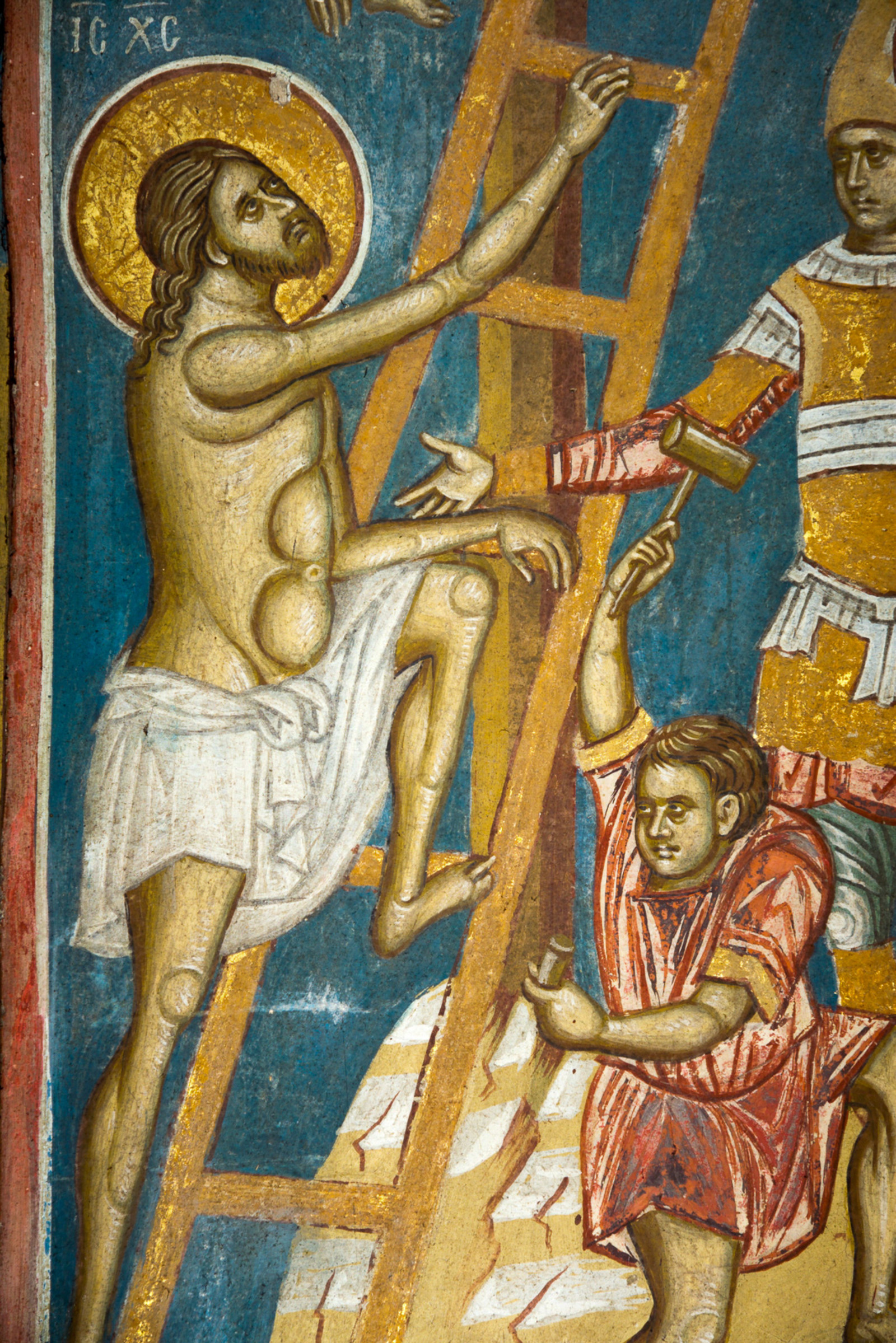 56 Christ Being Raised on the Cross