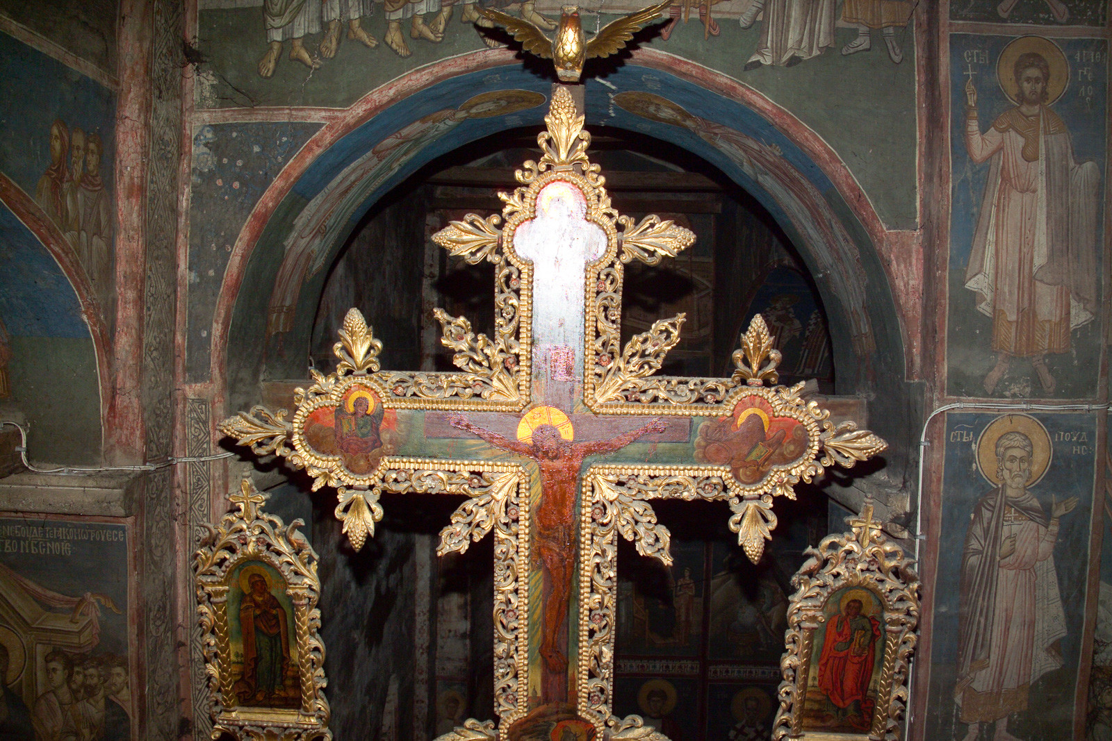 Cross on the Iconostasis