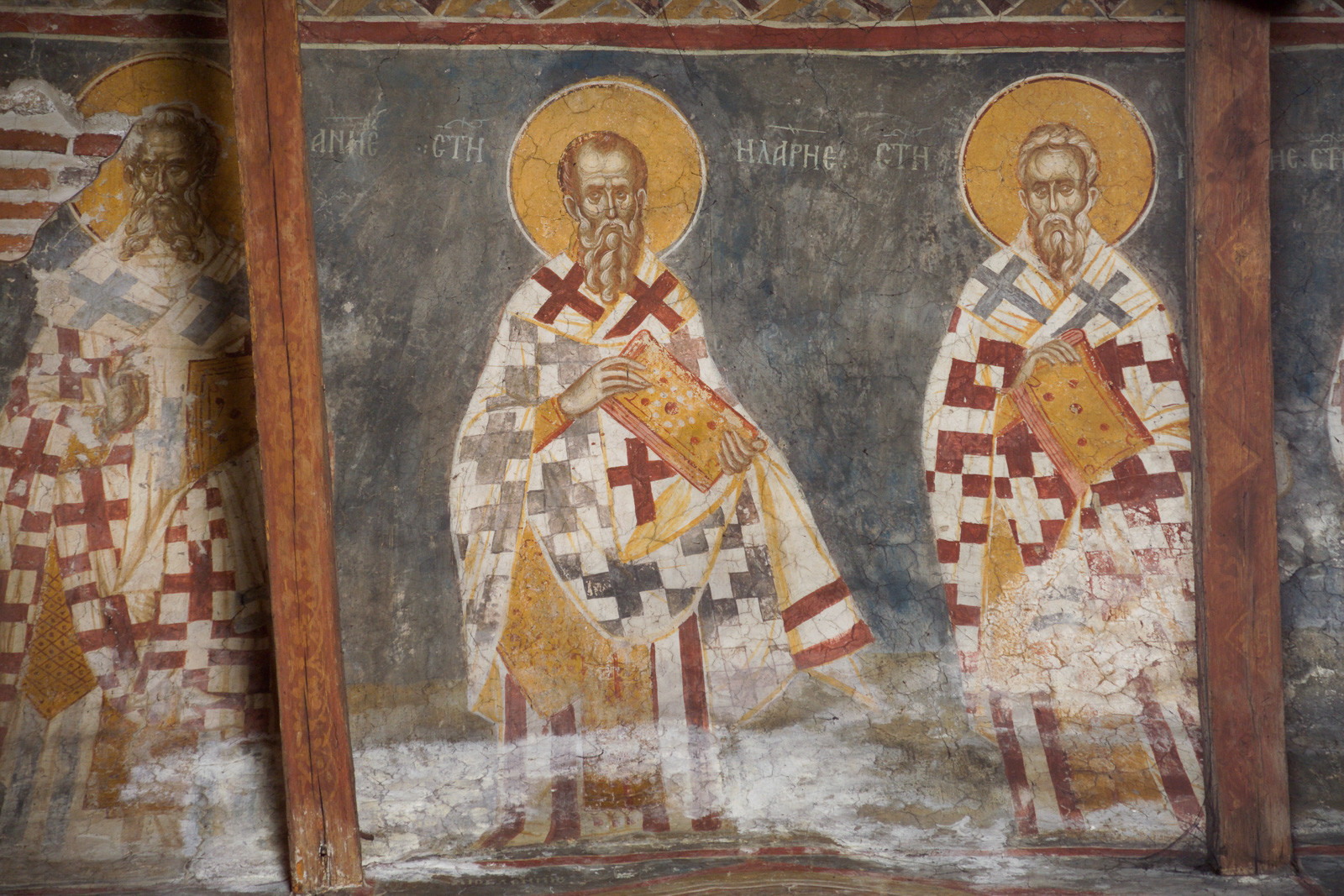 94a Portraits of bishops (from the right): St. Athanasius, St. John, St. Gregory, St. Hilarion, St. Anicius, unknown bishop