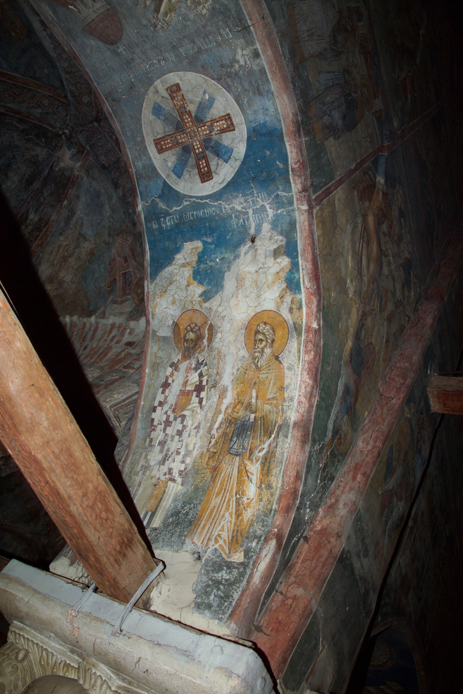 7V-2 December 7 & 8 - St. Ambrosius of Mediolanon and St. Patapius (figures)