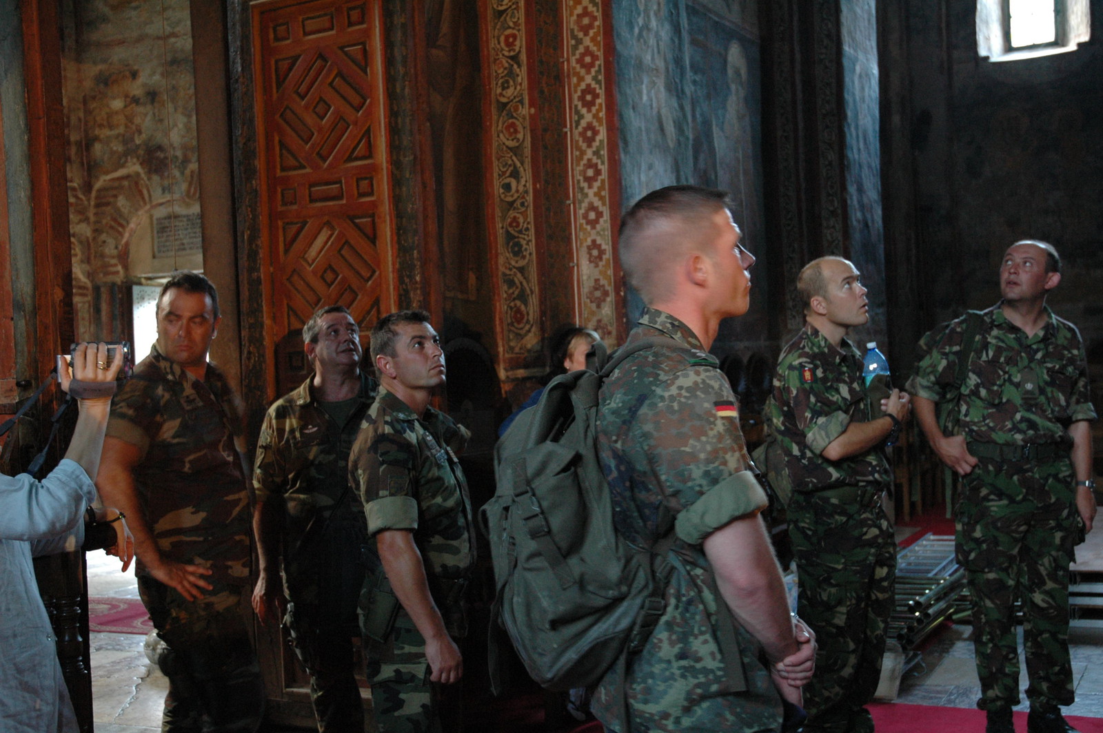 KFOR Soldiers visiting the Monastery 2