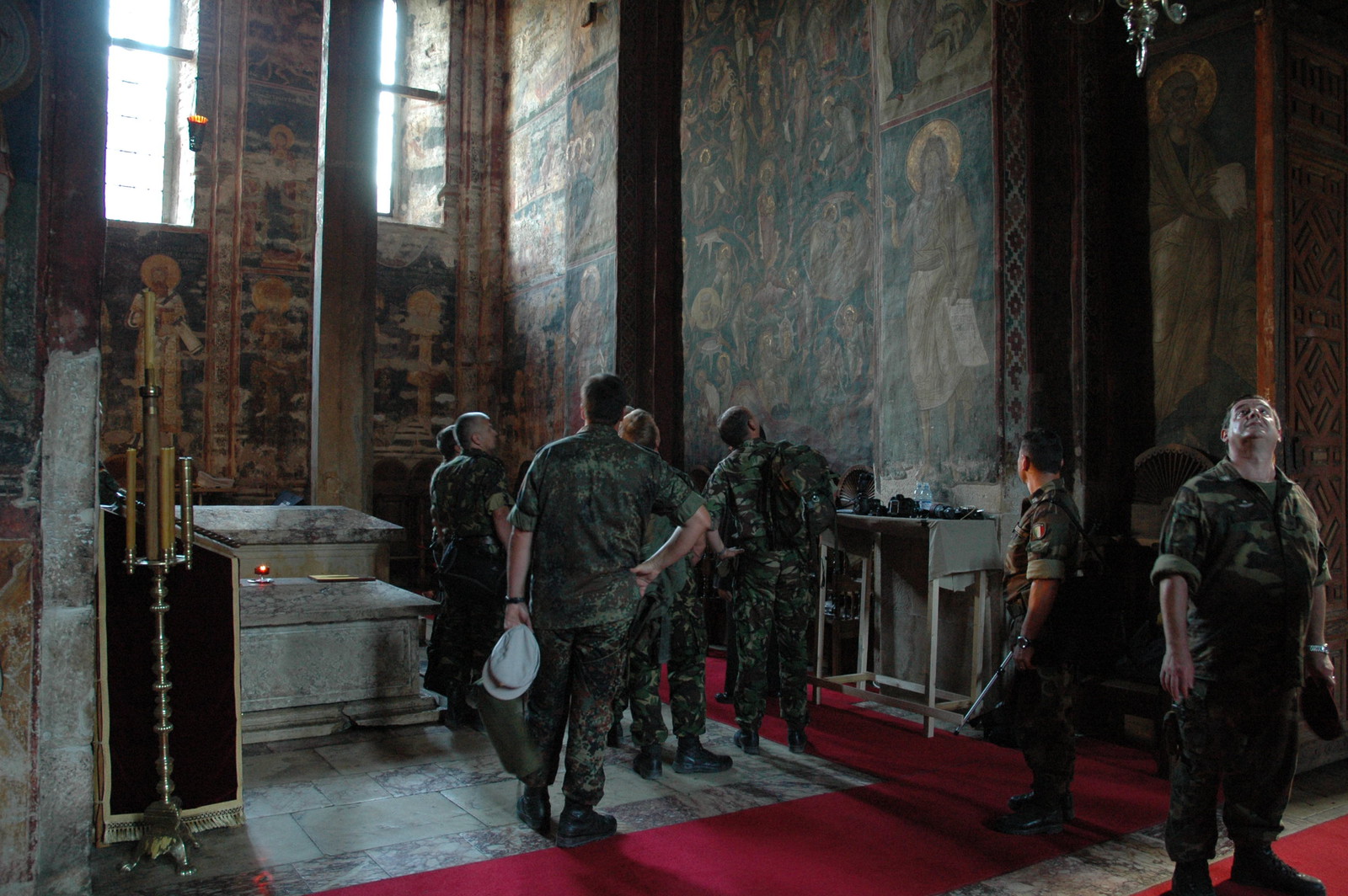 KFOR Soldiers visiting the Monastery 3