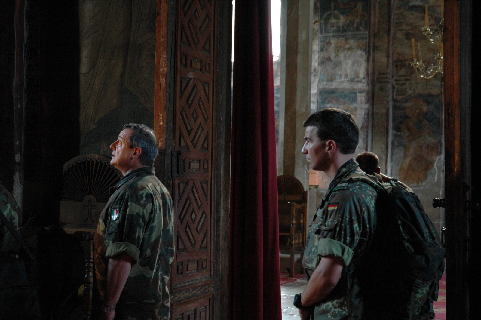 KFOR Soldiers visiting the Monastery 4