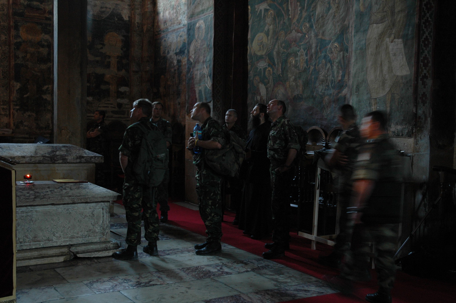 KFOR Soldiers visiting the Monastery 6