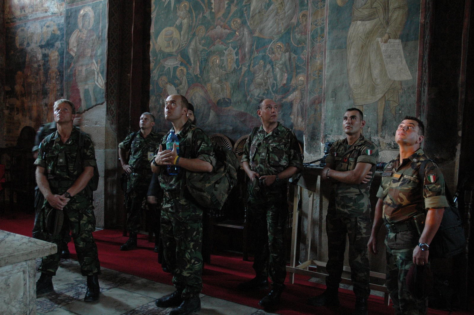 KFOR Soldiers visiting the Monastery 8