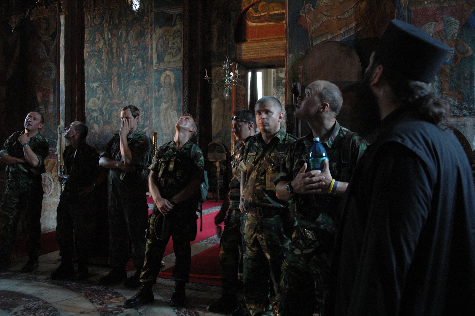 KFOR Soldiers visiting the Monastery 14