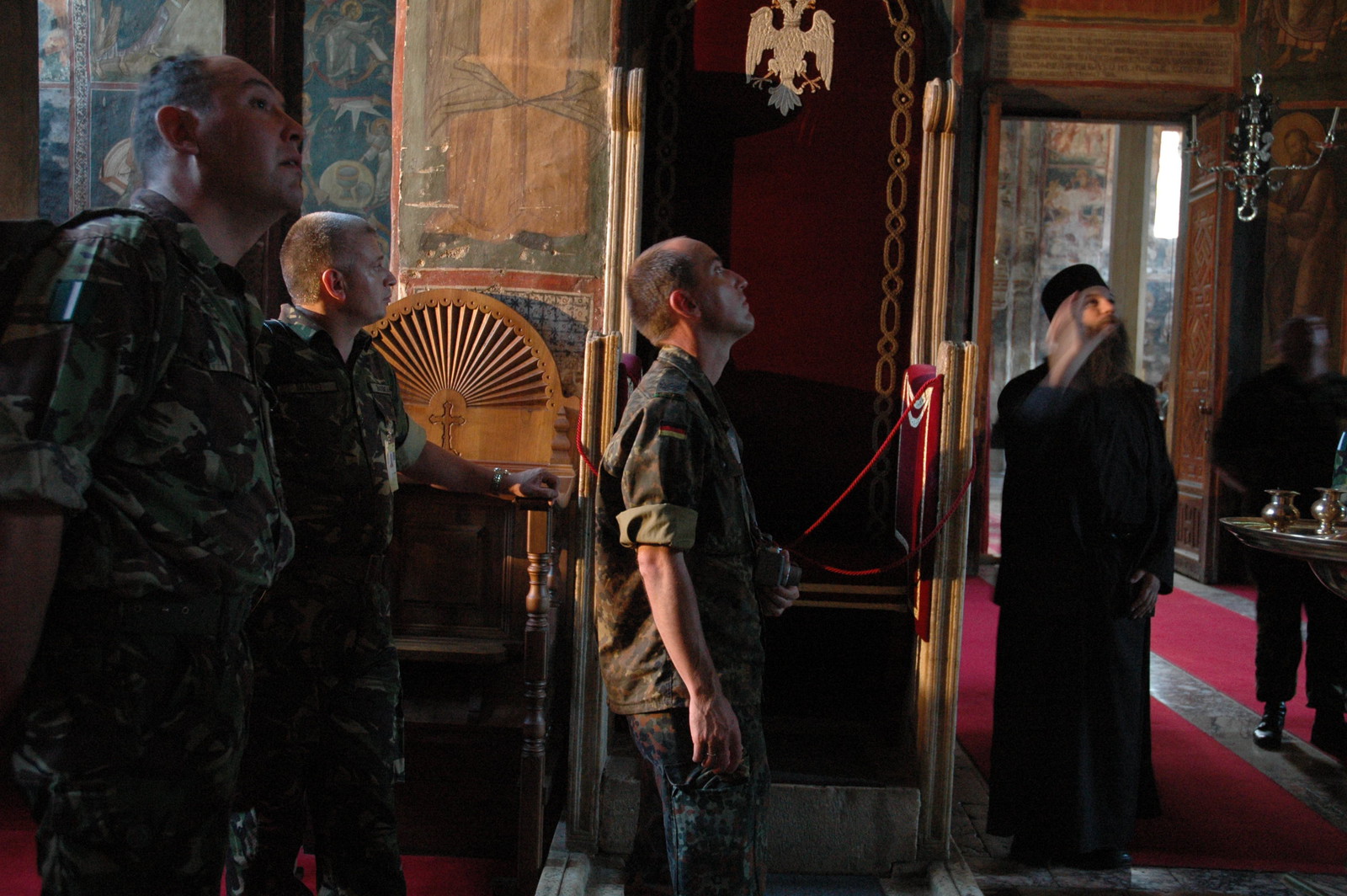 KFOR Soldiers visiting the Monastery 16