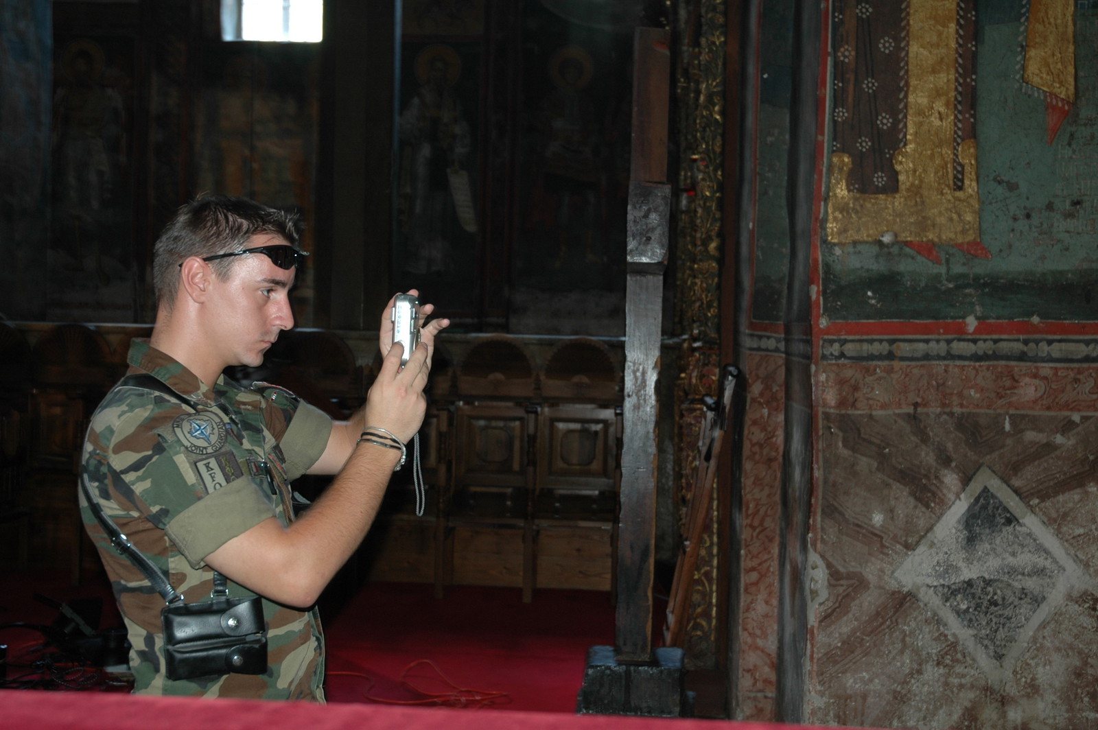 KFOR Soldiers visiting the Monastery 19