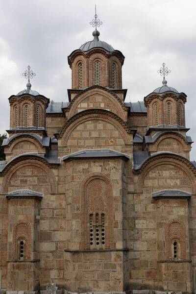 East side of the church