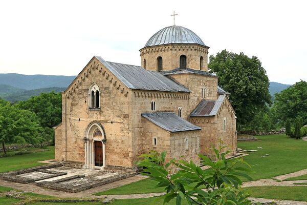 The church from the southwest