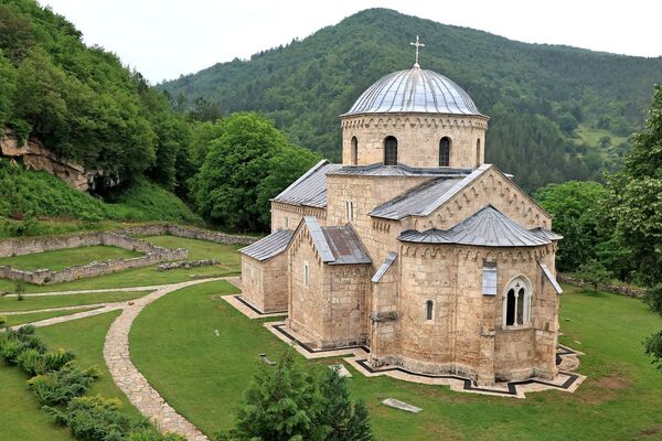 Southeastern side of the church