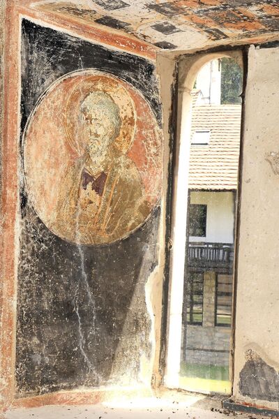 Holy Apostle Peter in a medallion