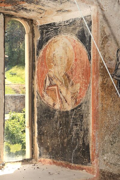 Holy Apostle Peter in a medallion